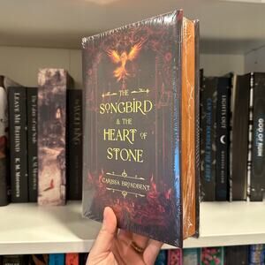 Owlcrates Signed The Songbird And The Heart Of Stone by Carissa Broadbent